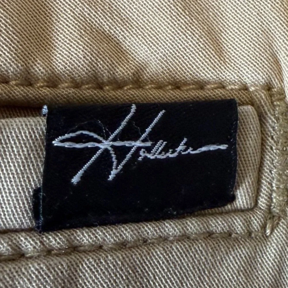Hollister Mens Chino Pants 29x30 Tan Epic Flex Slim Fit Khaki Trousers Preppy